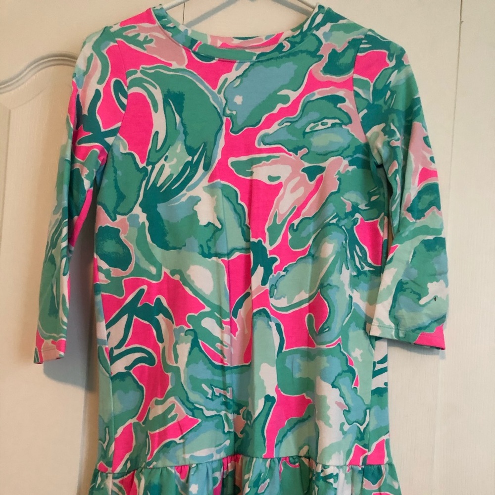 Lilly pulitzer 1/4 sleeve dress